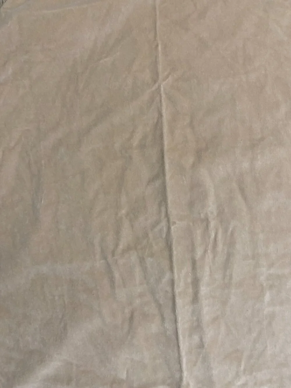 West Elm 100% Cotton Set of 2 Curtains Beige 48x84 Luxe Plush Velvet Neutral